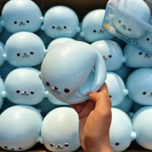 1 PCS High-Quality New Squeeze Slow Rebound Simulation Seal Dumpling Model Toy Stress Relief Squeeze Gift