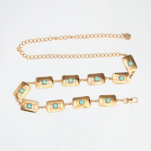 Panda SJK Belt Women Hip Chain Alloy Waistband Korean Fashion Ladies Dress Pants Accessories Clothes 2023 INS Plus Size