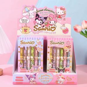 PULPEN BOX SANRIO ISI 6 MOTIF SANRIO | PULPEN GEL TINTA HITAM 05MM SANRIO | POCACCO | HELLOKITTY | CINAMORROL | MELODY | KUROMI | POMPOMPURIN | KADO ULANG TAHUN ANAK | BIRTHDAY GIFT