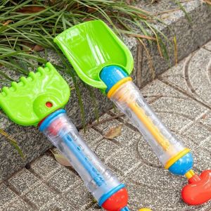 81RCW Shovels Water Fights Beach Toys Plastics Rakes Water Spray Toys Bath Toys Handheld Pulling Type Sprinkler Toy Beach Swimming Pool