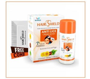 Hairshield Anti Lice Cream Wash Free Head Lice Comb With Every Pack (30 Ml)