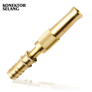 Semprotan Air Lurus 1/2 Inch Kuningan  Nozzle Spray Head Kepala Konektor Semprotan Selang  - 6708
