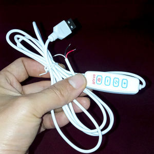 Dây nguồn USB 5V ra 3 dây cho LED Livestream mạch chip LED 5V 3 chân
