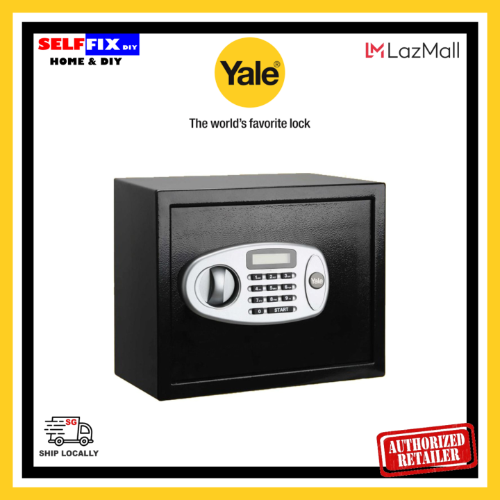 Yale Large Security Safe YSS/300/DB2 Digital Keypad + Override Keys