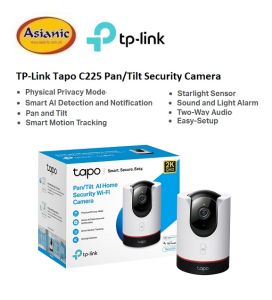TP-Link Tapo C225 Pan/Tilt AI Home Security Wi-Fi Camera