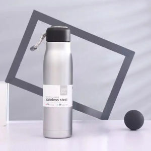 550ml Leakproof Stainless Steel Double Wall Flask Insulated Hot & Cold Vacuum Water Cup with Carry Handle / Botol Air