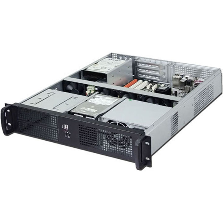 2U server chassis/PCI can move/horizontally insert/half-height card ...