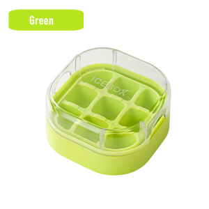 Ice Cube Moulds Ice Cube Tray with Lid and Bin 3 Row Ice Lattice for Freezer 9 Pcs Ice Cube MakerPressing ice cube mold Ice cube household use
