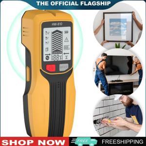 [HOSHIN]Professional-grade 6 in 1 Wall Scanner for Studs Metal and Live Wires with Magnetic Sensor and Clear Screen