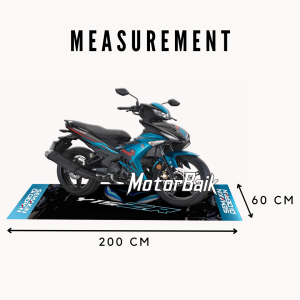 Motorcycle Bike Parking Display Mat Pit Parking Mat FOR Y15ZR BMW DUCATI YAMAHA HONDA KTM Antislip Material Thick (200x6