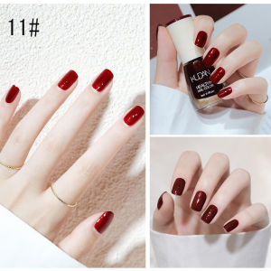 Kudan Peel-off Water-Based Long Lasting Nail Polish Set - Vegan & Phthalate-Free