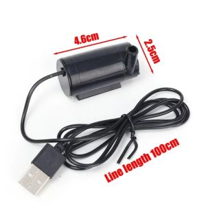 3/1Pcs Micro Submersible Mini Water Fountain Pumps USB Low Noise Water Pump for Aquariums Fishbowl Pond Fountain Hydroponics Garden