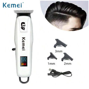 Kemei Alat cukur rambut elektrik Mesin Cukur Rambut Tanpa Kabel Hair Clipper KM-PG232
