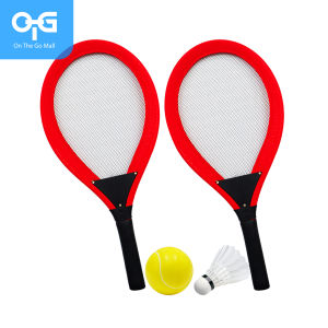 On The Go Mall Soft EVA Face Paddle Tennis Badminton With Ball Shuttlecock Outdoor Play Game For Kids Adult