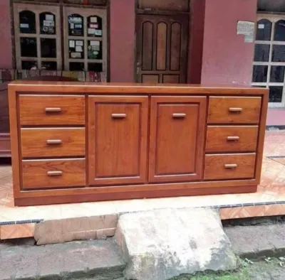 bufet tv minimalis full kayuu jati asli ukuran 160x45x85