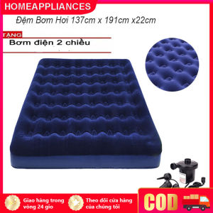 🔥【Nhiều size】 Đệm hơi nệm hơi nhập khẩu cao cấp có bơm điện 2 chiều tải trọng cao nhỏ gọn siêu êm Đệm Hơi Cao Cấp Kèm Bơm Điện 2 Chiều