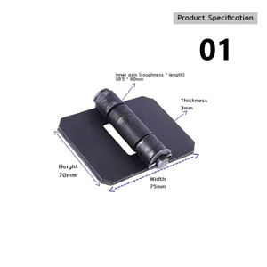 75/90mm Welding Hinges Heavy Duty Big Gate Truck Flag Hinges Thickened Iron Door Hinge Farm Doors Revolving Doors Hinges