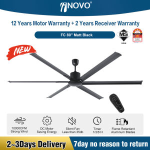REGAIR Industrial Large Ceiling Fan FC 80/100" DC Motor Remote Control 8+8Speed 12Years Warranty