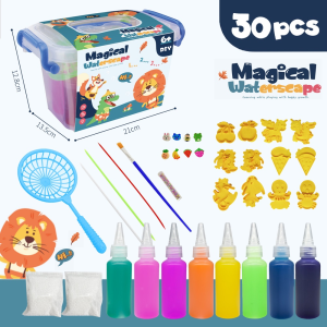 Kids DIY Magic Water Toy Children Handmade Craft Xmas Gift  Education Water Ocean Magical Toys