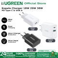 UGREEN Kepala Charger Mfi Iphone 11 12 13 14 Fast Charging 10w 20w 30w. 