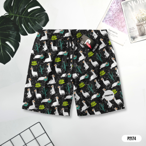 Best seller II - Celana boxer pria dan wanita | Celana dalam kolor bahan katun motif distro surfing salur dan karakter anime onepiece psycho | Celana pendek pria santai dipantai