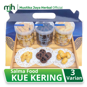 Salma Food Kue Kering Hampers Lebaran Premium Isi 3 Pcs Nastar Kurma Choco kastangel
