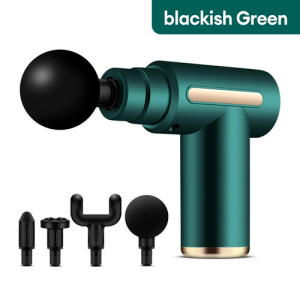 ปืนนวดฟิตเนสการสั่นสะเทือนปืนพังผืดไฟฟ้าเงียบ 6 หัวสำหรับการผ่อนคลายกล้ามเนื้อ