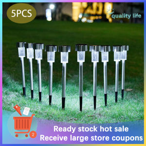 5/10pcs LED Outdoor Garden Light Solar Powered Landscape Yard Lawn Path Lamp Waterproof Tube Lights Solar Light