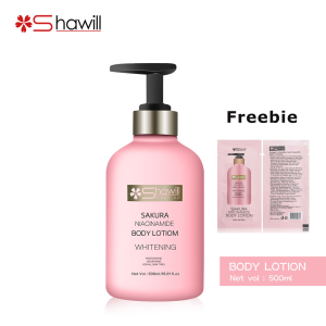 Shawill Sunscreen Body Lotion NIACINAMIDE Whitening Moisturizing Nourishing For All Skin Types Long Lasting Fragrance S8004
