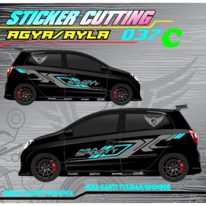 Sticker mobil ayla-agya sticker list terlaris mobil ayla-agya stiker mobil ayla-agya sporty