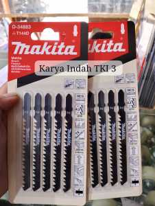 Mata Gergaji Jigsaw Kayu MAKITA T144D D-34883 Jig Saw Blade 1 Pack 5PCS Fast Cut For Wood Lurus