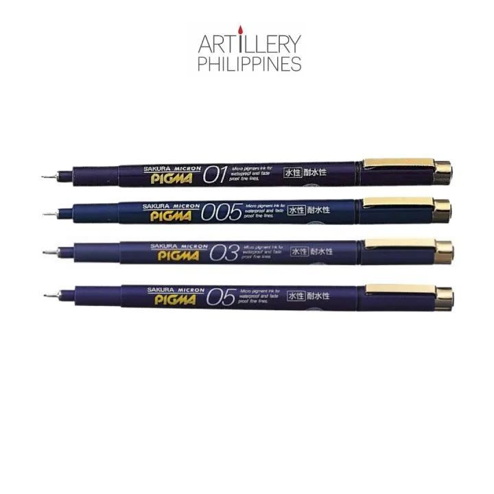 Sakura Pigma Micron 04 Fineliner Pen - Black, 0.4mm - Permanent, Archival Ink For Artists & Crafters