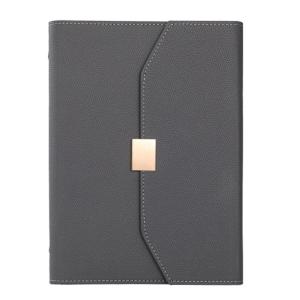Leather Binder Journal Refillable Binder Notebook Magnetic Closure 200Pages Lined for Women Student Journaling Planning
