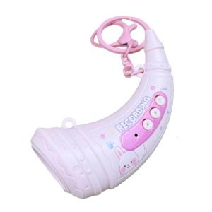 Creative Shaped Voice Recorder Horn Shape Music Playbacks for Child For Imaginative Play for KeychainsBag Ornamentation