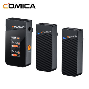 COMICA Vimo C2 – Dual-channel Mini Wireless Microphone System with Charging Case