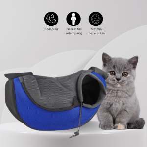 Tas Selempang Kucing Hewan Peliharaan Untuk Pergi Pet Carrier