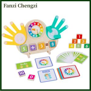 Fanzi Preschool Learning Toys For Toddlers Montessori Toys For 3-5 Year Old Educational Math Manipulatives Number Counting Blocks