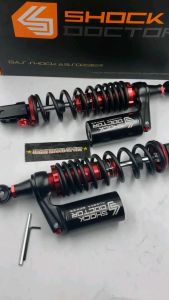 SHOCKBREAKER SHOCK BELAKANG DOCTOR NMAX XMAX PCX SIZE 335m REBOUND FUNGSI BLACK RED BLACK