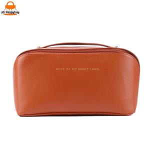 Women Washing Storage Bag Large Capacity Leather Cosmetic Storage Bags Portable Brushes Storage Organizer for Girls Traveling