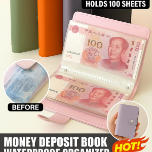 Waterproof Financial Management Cash Savings Book 100 Cash Storage Book With Calculator And Financial Savings Account Book防水理财现金存钱本