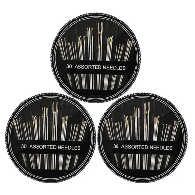 Hand Sewing Needles Large Eye Embroidery Needles for Embroidery Mending Quilt Craft Diy Tail Sewing Tool