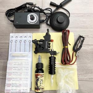 Bộ Combo 1 máy xăm trυng cấp WORM HOLE D2  để các bạn học xăm và làm việc