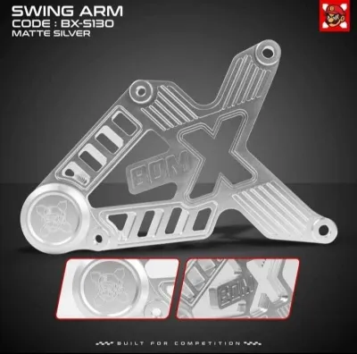 BOM X CNC SWING ARM HONDA CLICK V1 / CLICK V2 / CLICK V3 / CLICK V4 HARD ALLOY MADE IN INDONESIA