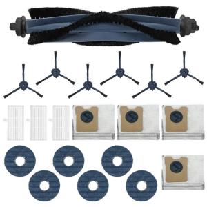 Main Brush Vacuum Cleaner Dust Bag Mop Pad Replacement Part Side Brush Vacuum Accessories for Vacuum Cleaner