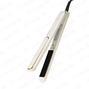 Professional Compact Hair Straightener & Curler Fast Heating Ceramic Flat Iron with Wide Plates 5 Adjustable Temperature Settings for Easy Travel & Smooth Styling