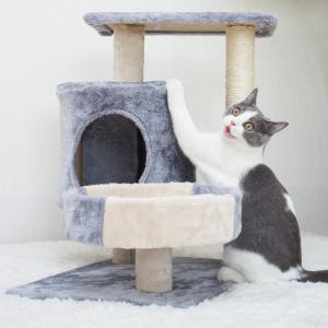 Cat Condo Tower House Cat Climbing Frame Large Cat apartment  Cat Grabbing Board  Cat Villa