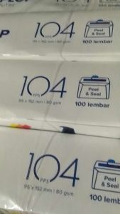 AMPLOP PAPERLINE 104 PPS/AMPLOP PUTIH 104/AMPLOP BUKLET PUTIH
