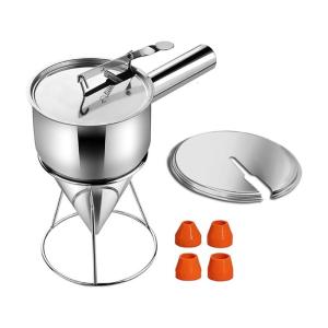 Thép Không Gỉ Máy trộn và chia bột 1200Ml Bột nhão Dispenser Thích Hợp Cho Hoàn Hảo Bánh Cupcakes Bánh Bao Gồm Đứng