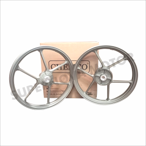 VELG RACING CHEMCO BRT 160 185 RING 17 JUPITER Z F1ZR SILVER GOLD BIRU