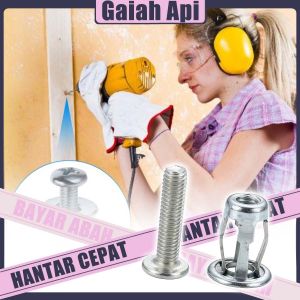 NEW!M4 petal nut screw wall fixing screw 20PCS